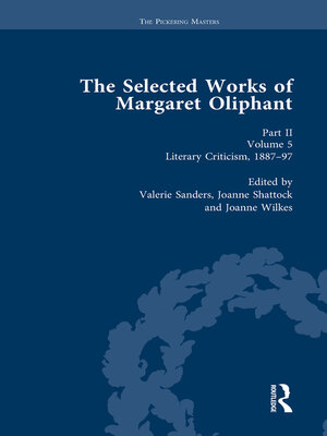 cover image of The Selected Works of Margaret Oliphant, Part II Volume 5